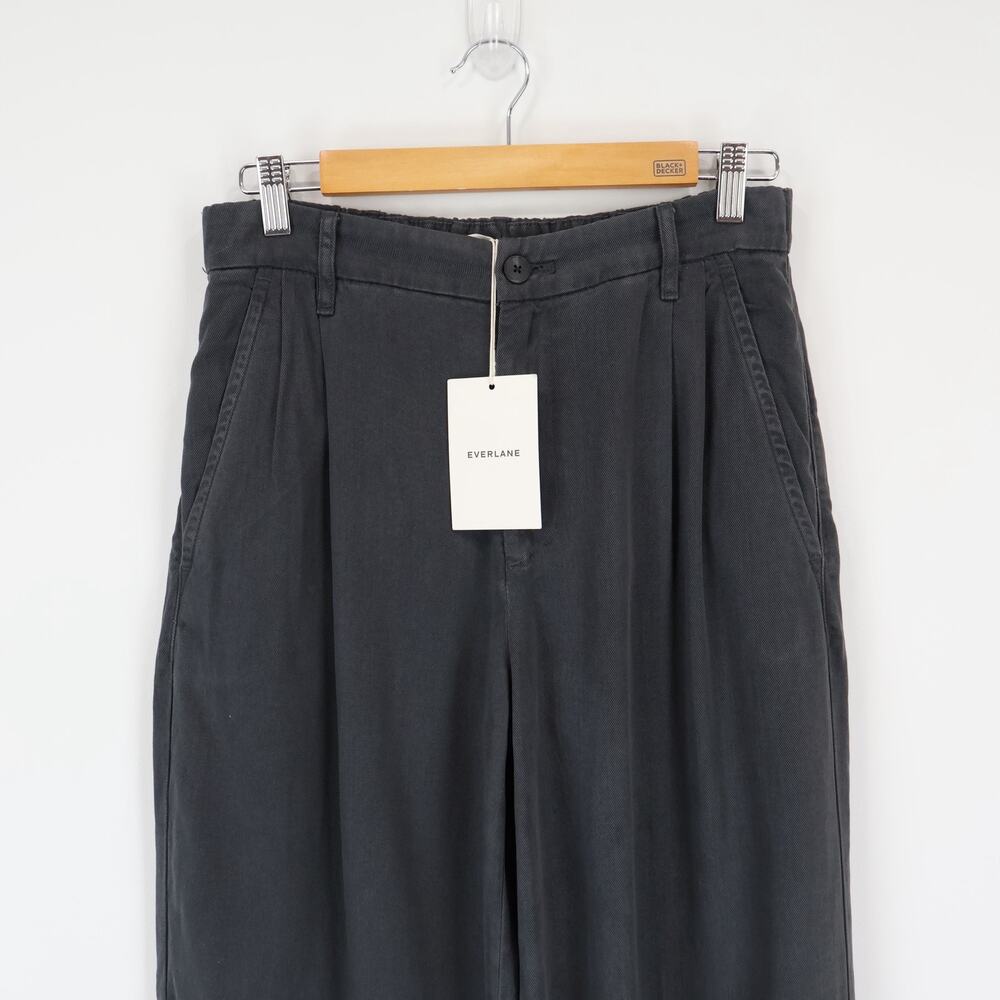 Everlane The Trouser Wide Leg Pant Buttersoft Chino Iron Size 4 NWT - Picture 3 of 9